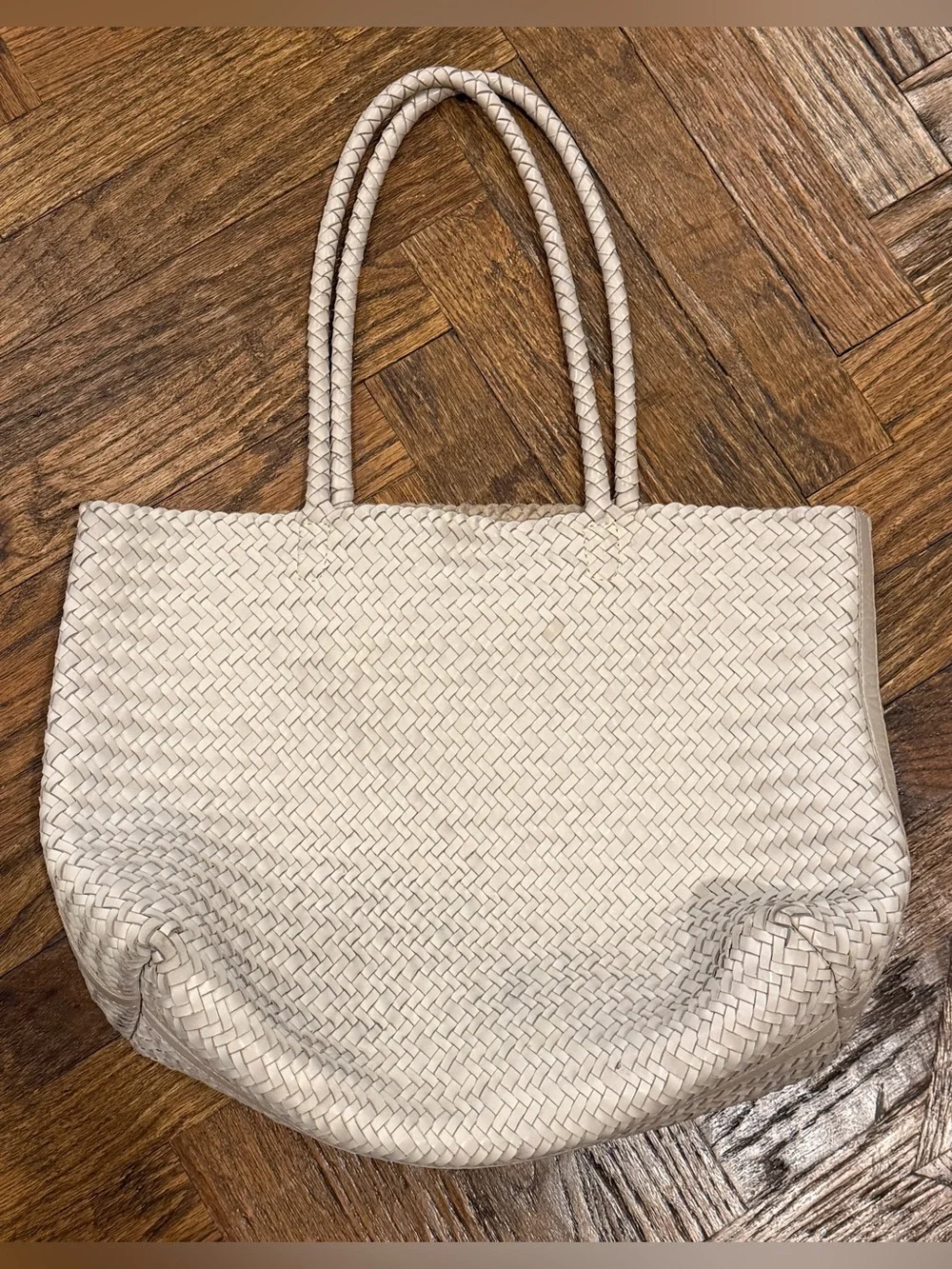 Madewell The Signature Woven Tote Leather Shoulder Bag
